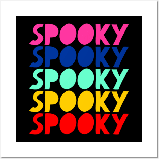 spooky rainbow Posters and Art